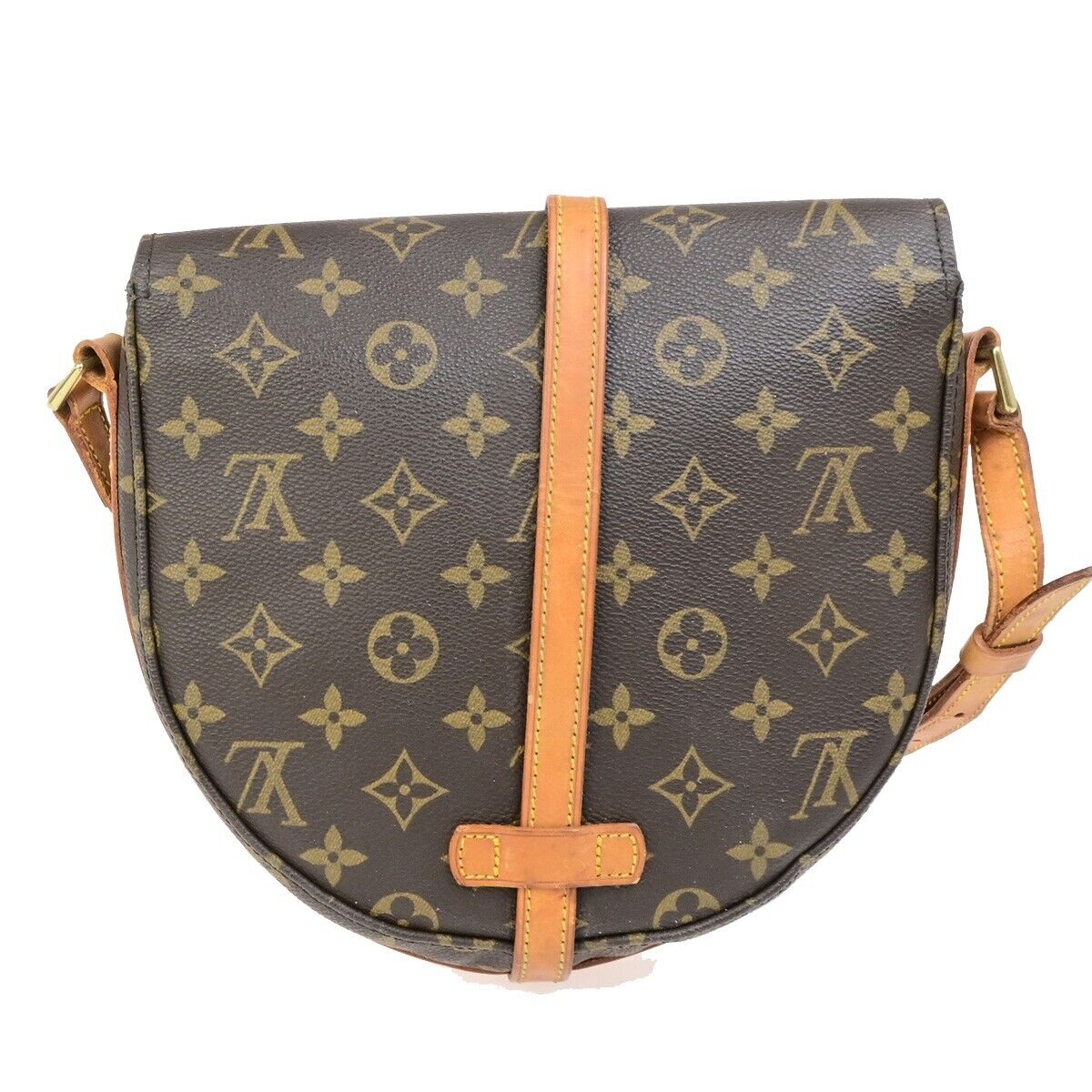 LOUIS VUITTONI Chantilly MM Shoulder Bag Monogram Leather Brown M51233 33FB295