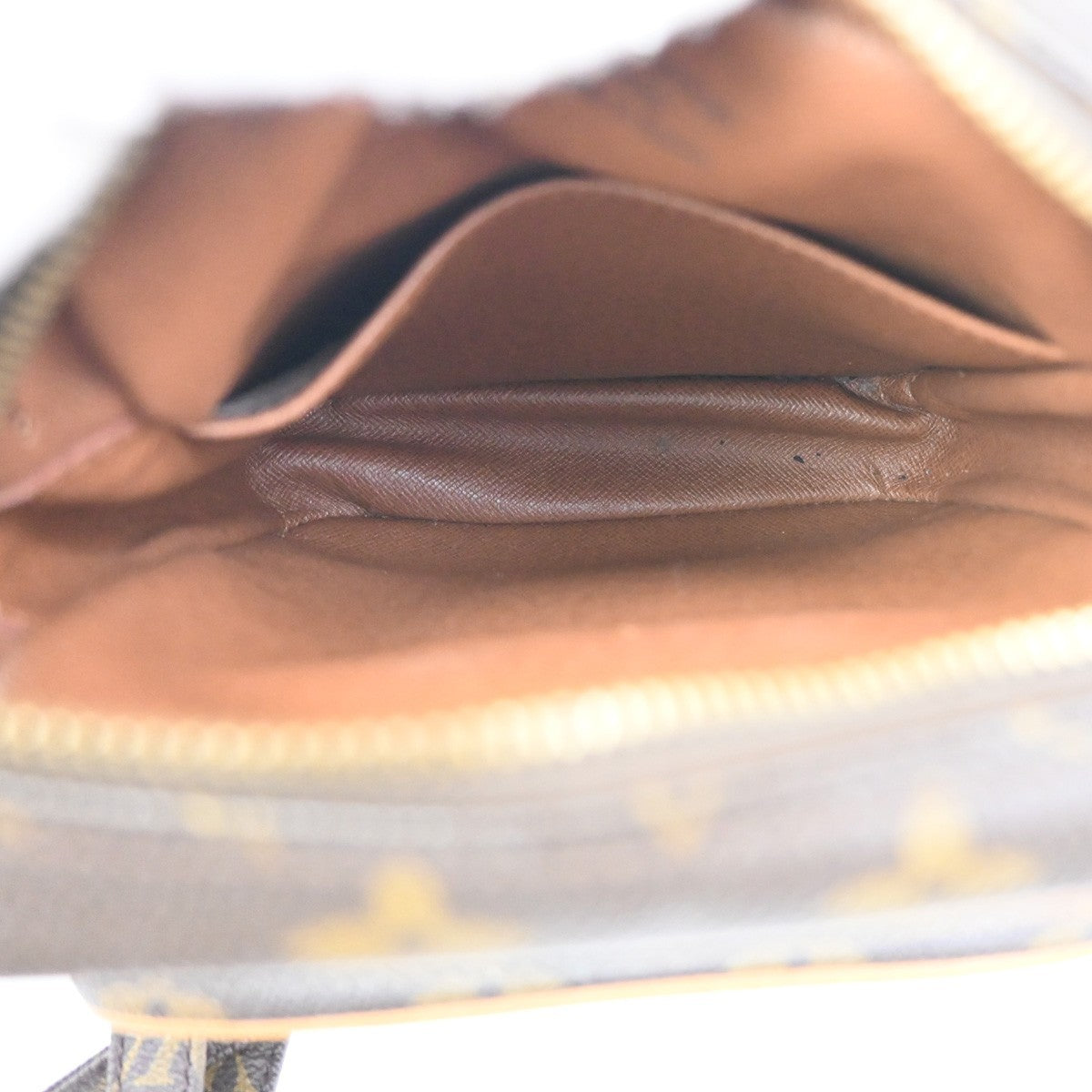 LOUIS VUITTON Amazon Shoulder Bag Monogram Leather Brown M45236 80TA039