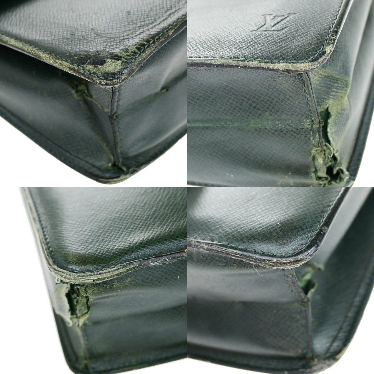 LOUIS VUITTON Pochette Kourad Clutch Hand Bag Taiga Leather GN M30194 07KC314