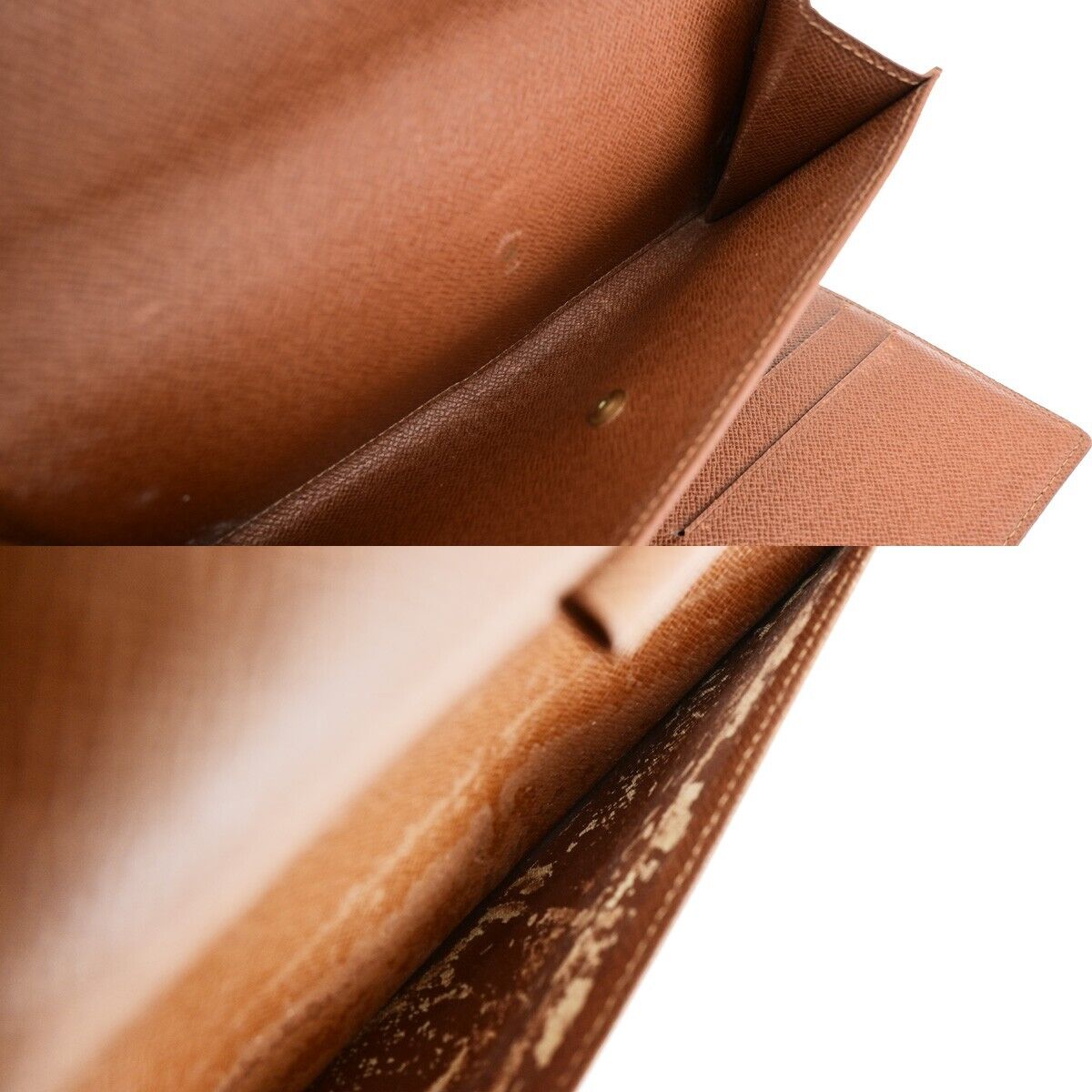 LOUIS VUITTON International Long Trifold Wallet Monogram Brown M61215 02EB176