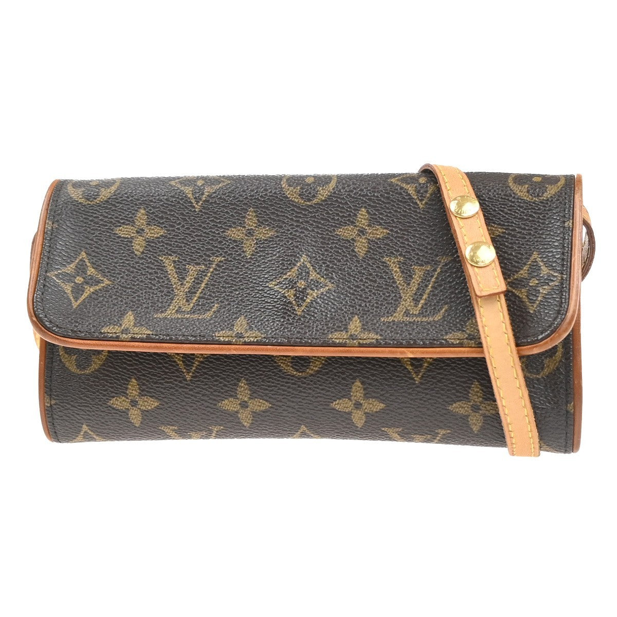 LOUIS VUITTON Pochette Twin PM 2Way Shoulder Clutch Bag Monogram M51854 34MA518