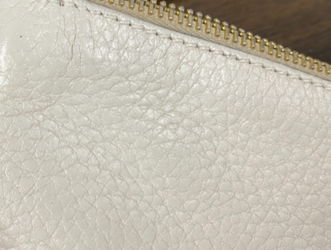 PRADA Logo Crossbody Mini Shoulder Bag Vitello Daino Leather White GHW 76KC639