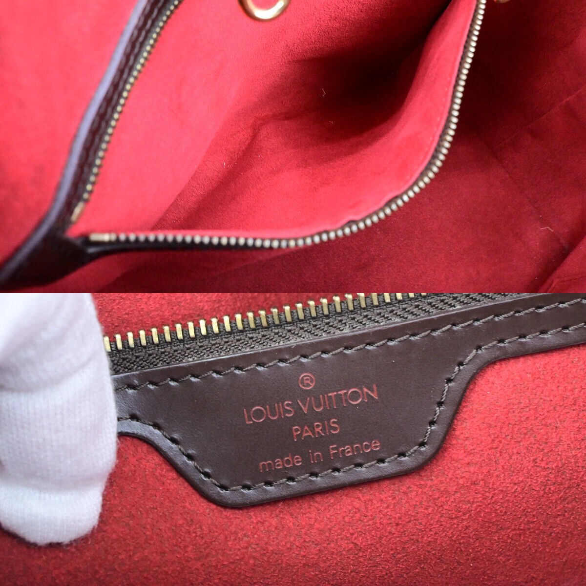 LOUIS VUITTON Hampstead PM Shoulder Bag Damier Ebene Leather BN N51205 55YG633