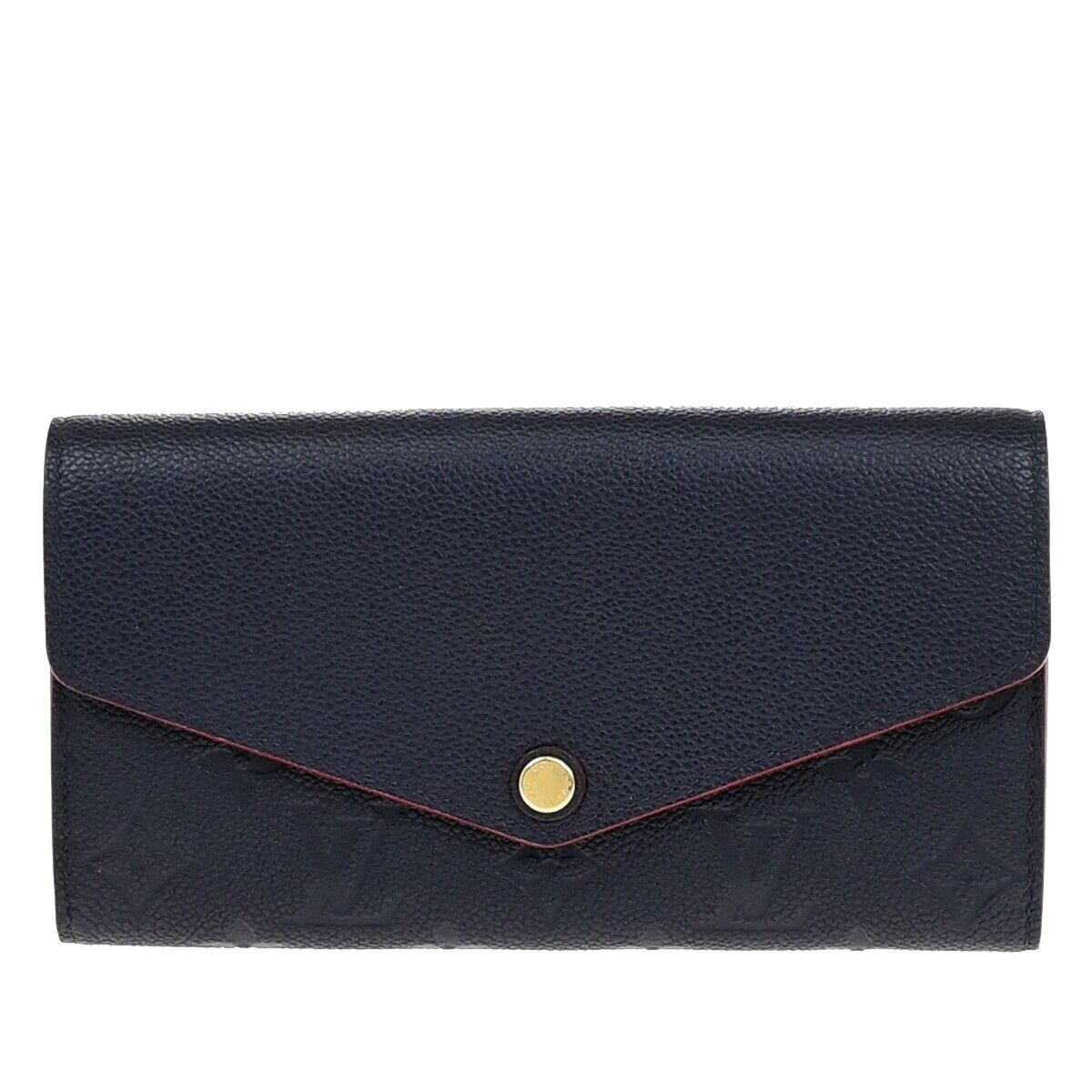 LOUIS VUITTON Portefeuille Sarah Wallet Monogram Empreinte Blue M62125 35EE082
