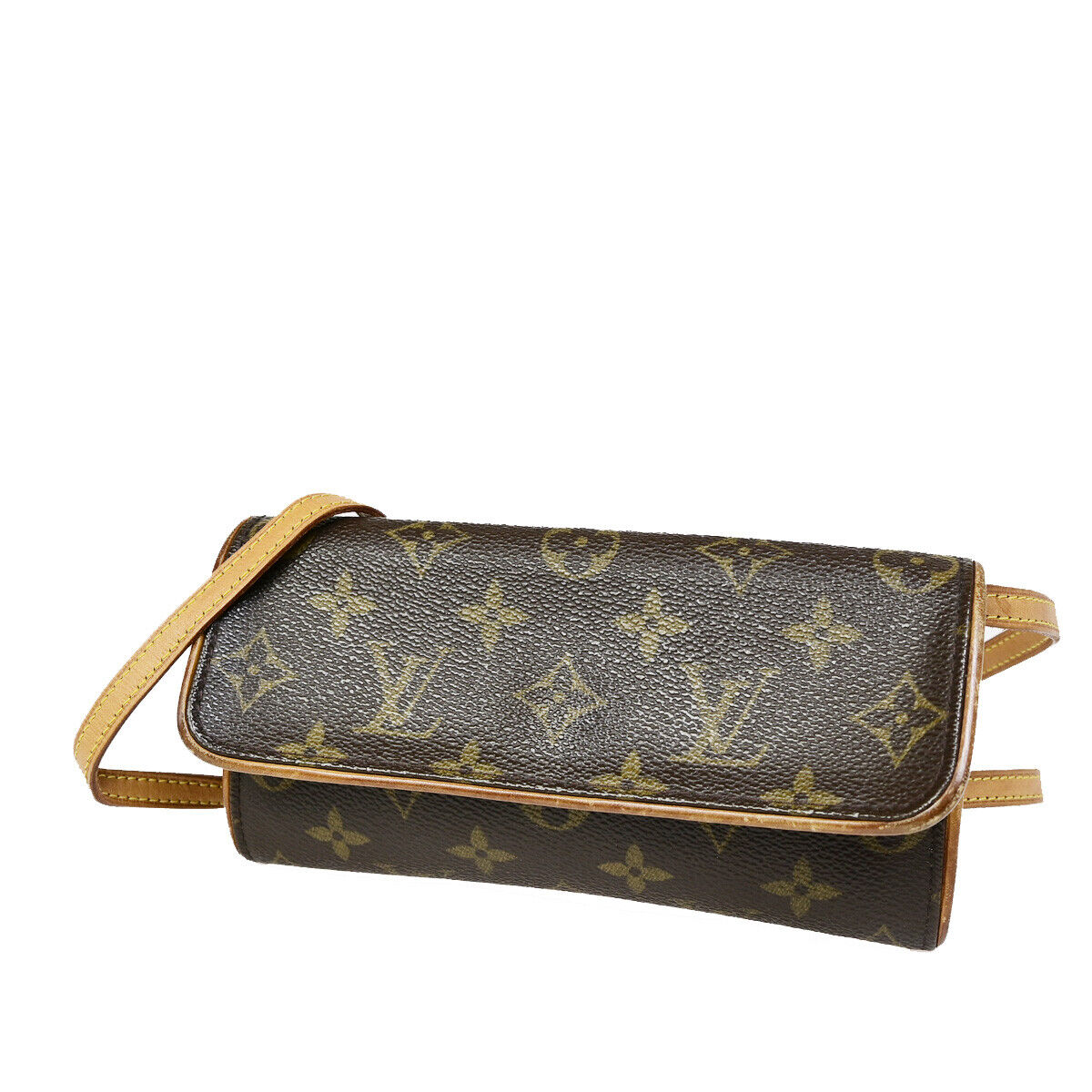 LOUIS VUITTON Pochette Twin PM 2Way Shoulder Clutch Bag Monogram M51854 34YE765