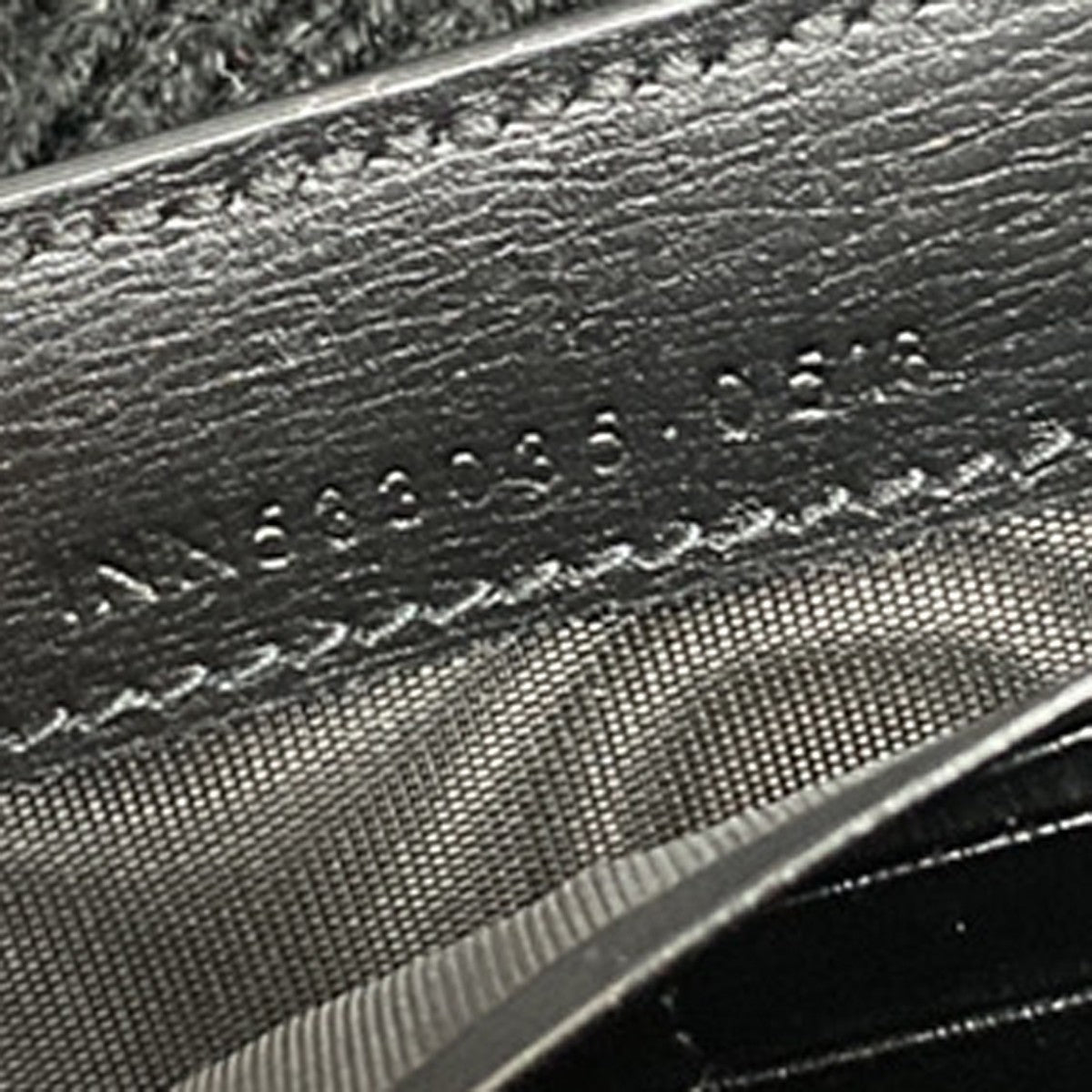 SAINT LAURENT YSL Logo Bifold Long Wallet Leather Black GHW Italy 68KP489