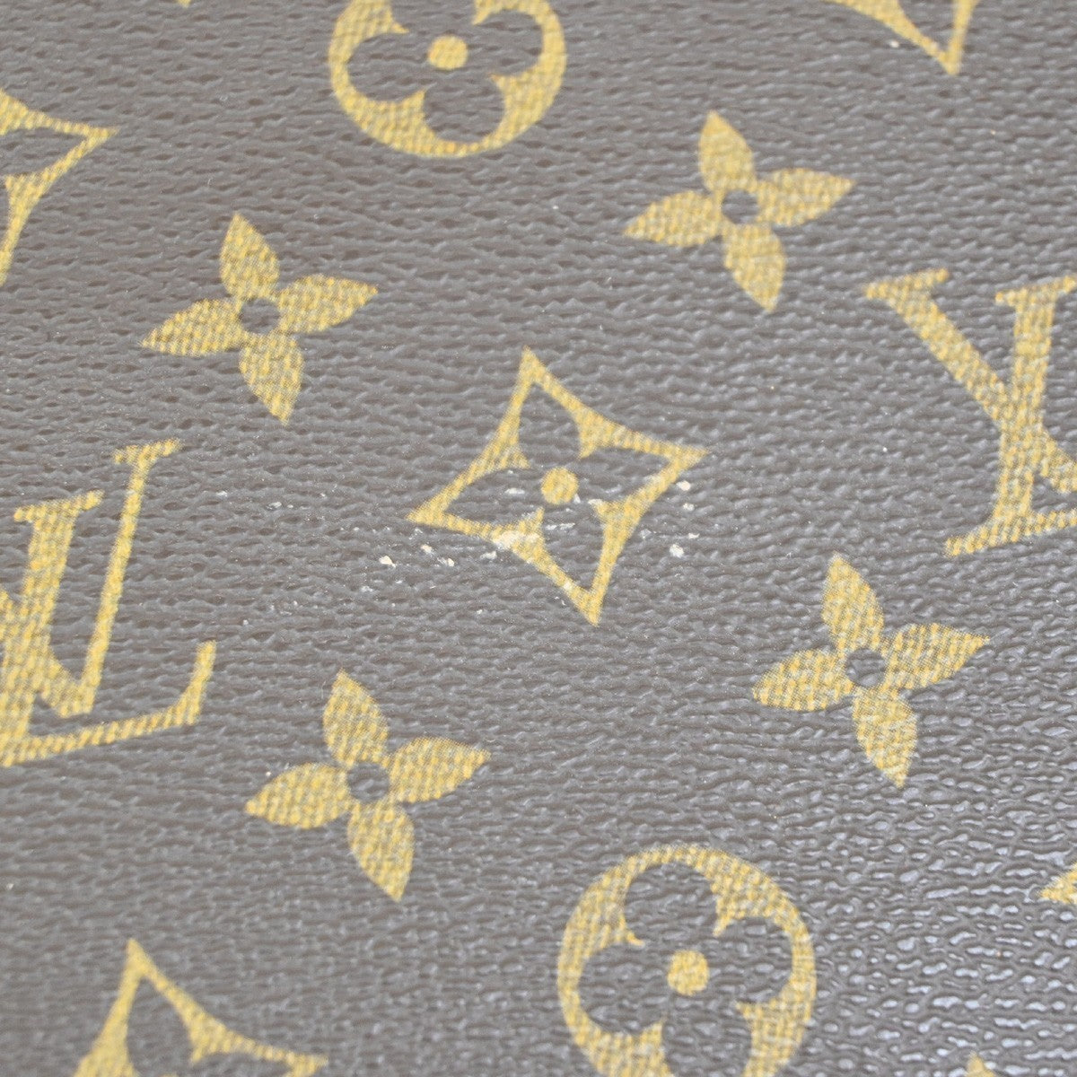LOUIS VUITTON LV Logo Deauville Hand Bag Monogram Leather Brown M47270 88TA717