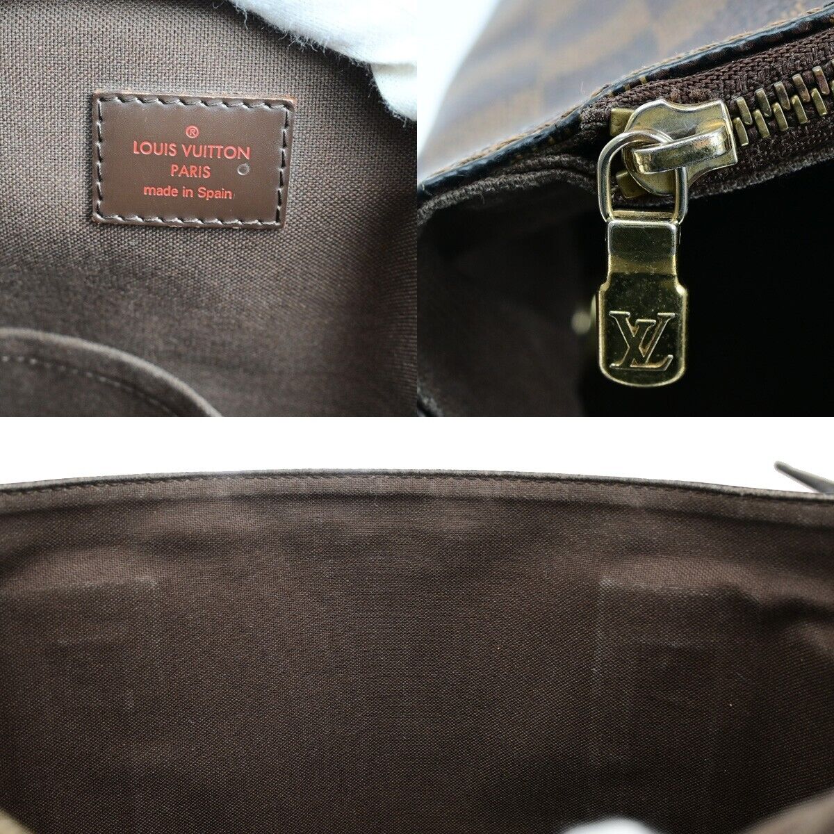 LOUIS VUITTON Cabas Beaubourg Shoulder Bag Damier Ebene Leather N52006 70KA562