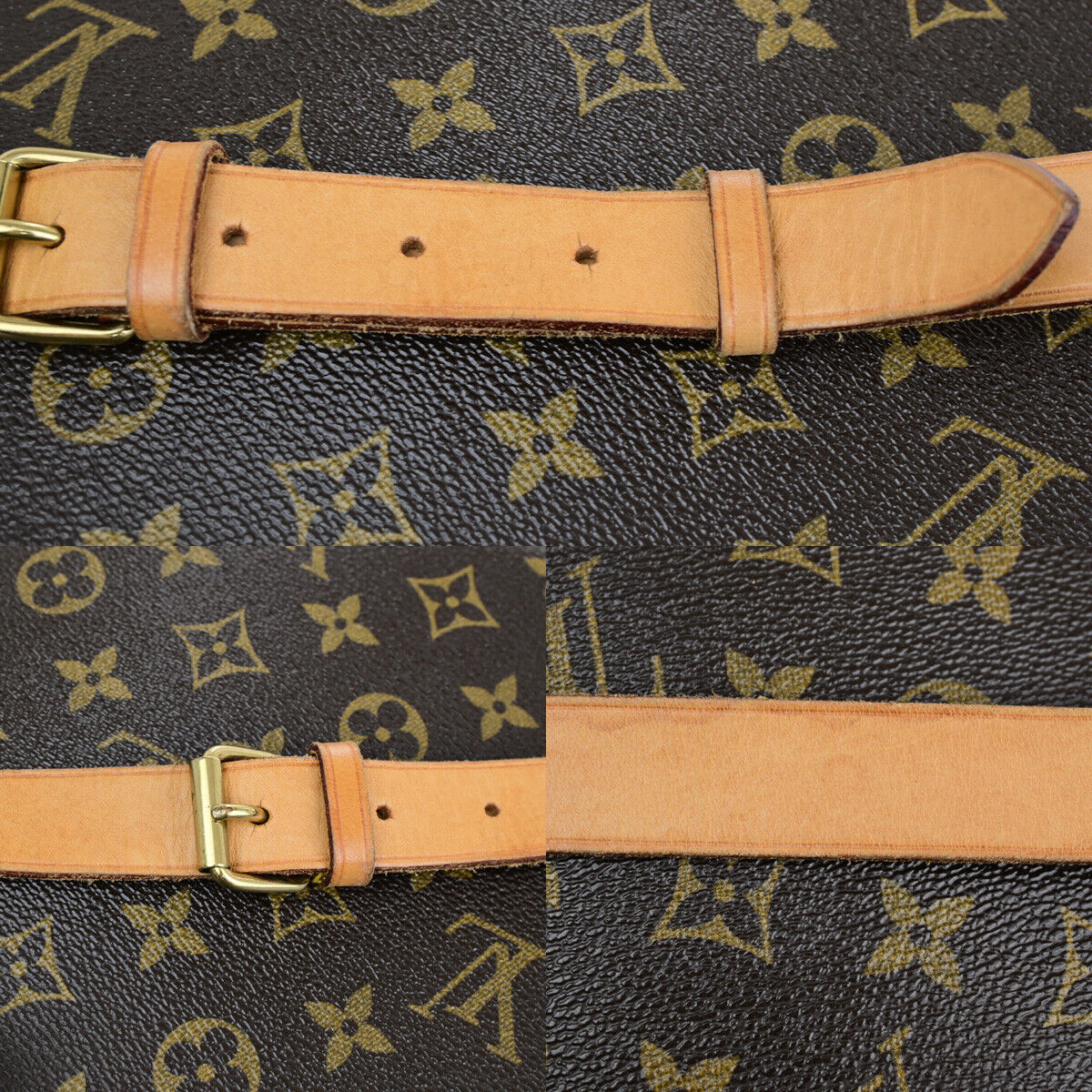 LOUIS VUITTON Cartouchiere GM Shoulder Bag Monogram Leather Brown M51252 89SJ026