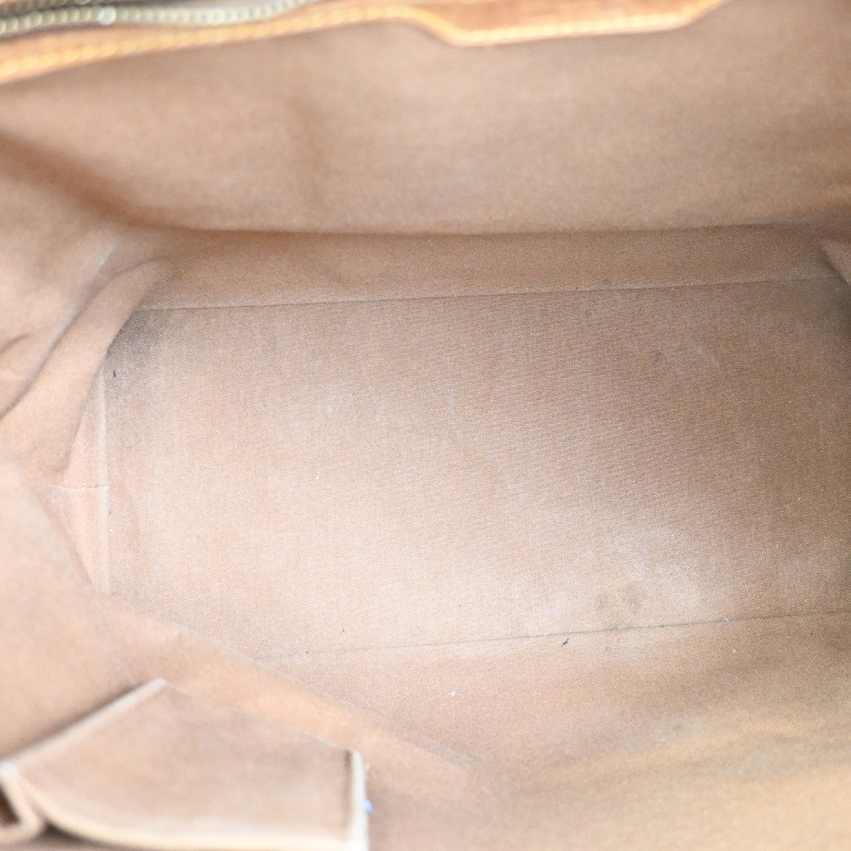LOUIS VUITTON Cabas Mezzo Shoulder Bag Monogram Leather Brown M51151 88SA003