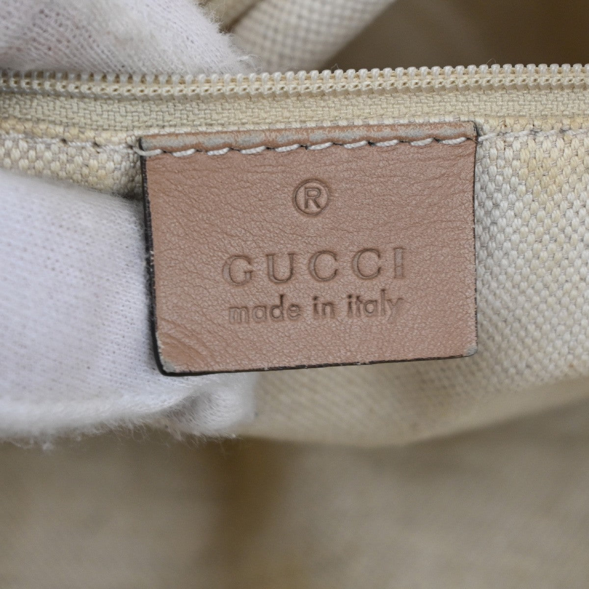 GUCCI Diamante Sukey Shoulder Bag Charm Canvas Leather Brown Pink GHW 81TA301