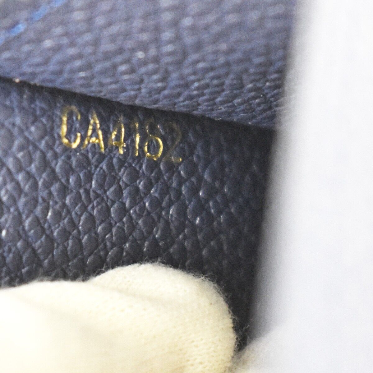 LOUIS VUITTON PorteFeuille Virtuose Wallet Empreinte Leather Blue M60586 36SH083