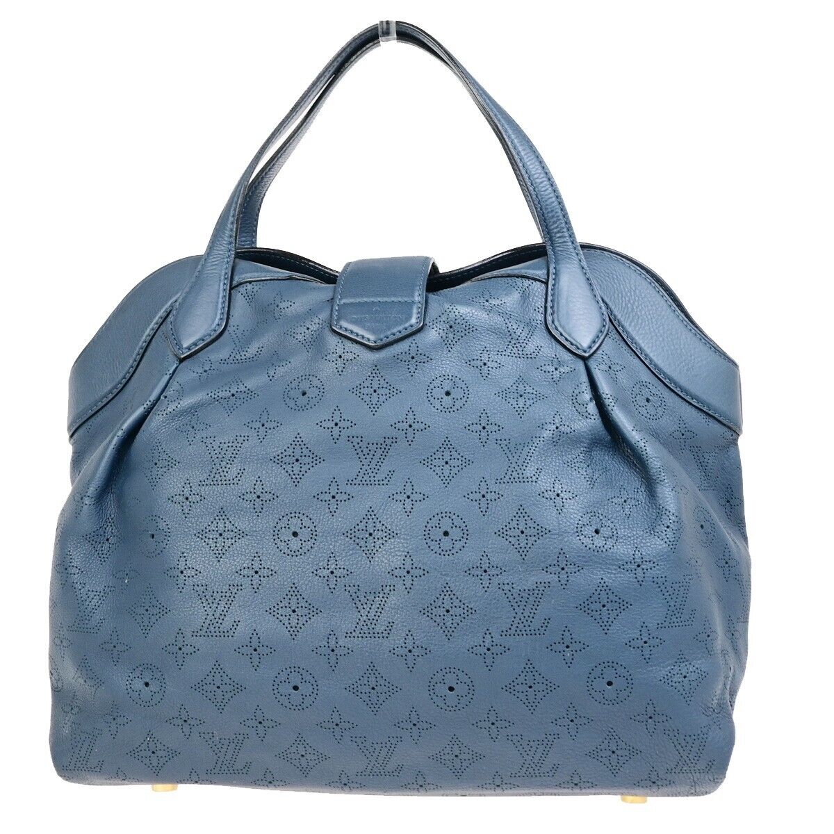 LOUIS VUITTON Cirrus PM  Shoulder Bag Mahina Leather Marine France M9706 12SJ512