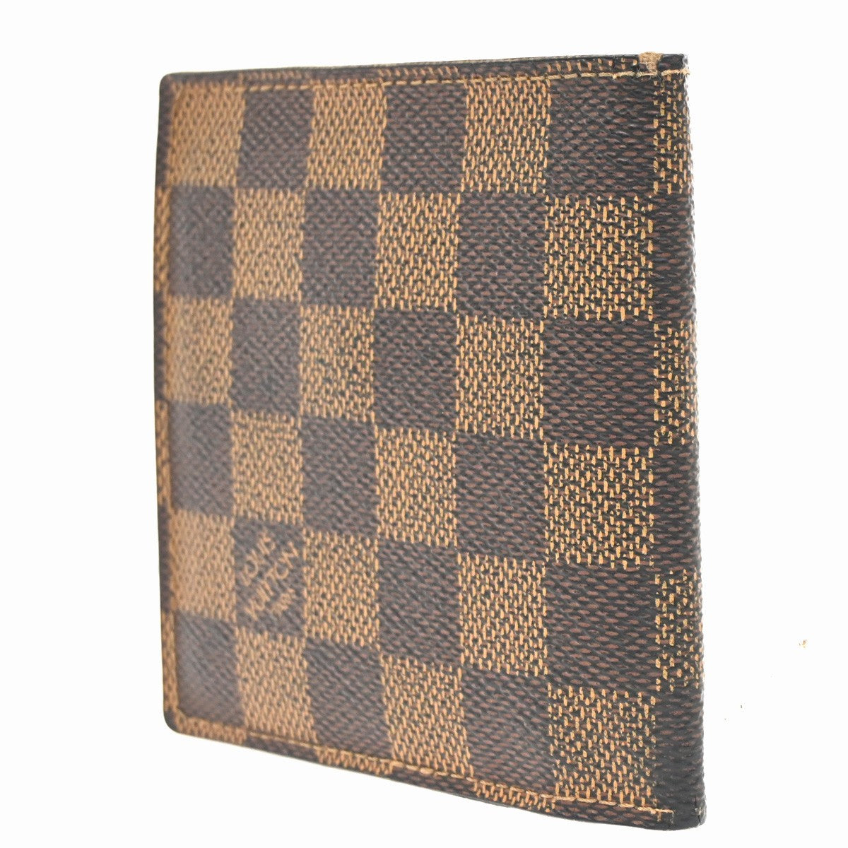 11.Live LOUIS VUITTON Portefeuille Marco Wallet Damier Leather N61675 66KC307