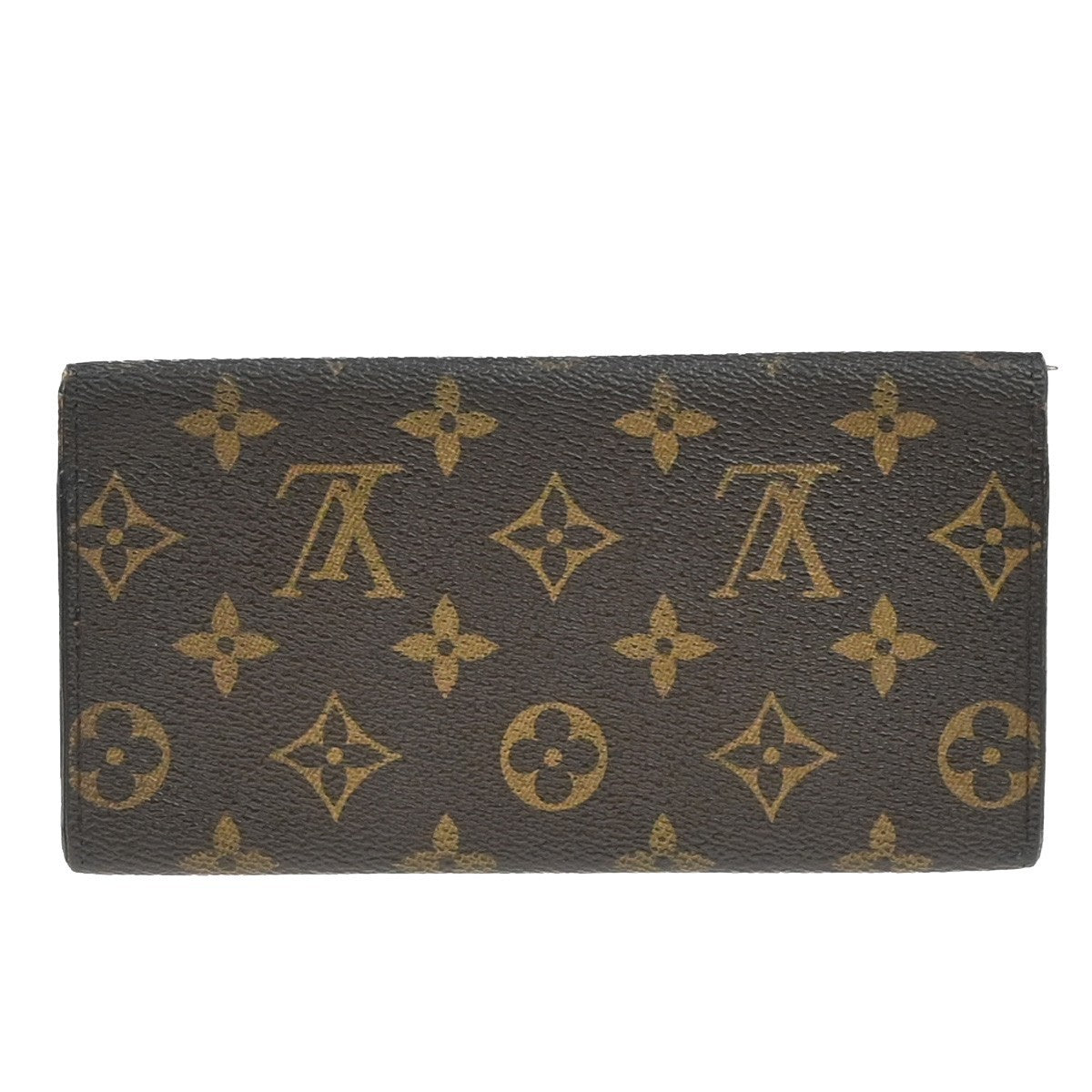 LOUIS VUITTON Yen 3 Cult Credit Long Wallet Monogram Leather M61818 05KC809