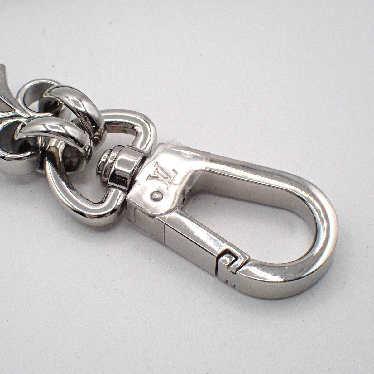 LOUIS VUITTON Logo Dauphine Chain shoulder strap Stainless Steel Siver 38RL713
