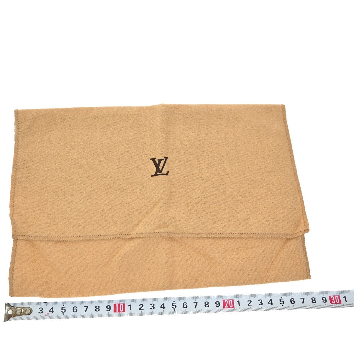 LOUIS VUITTON Logo 11 Set Drawstring Dust Bag Canvas Cotton Beige Brown 09KB577