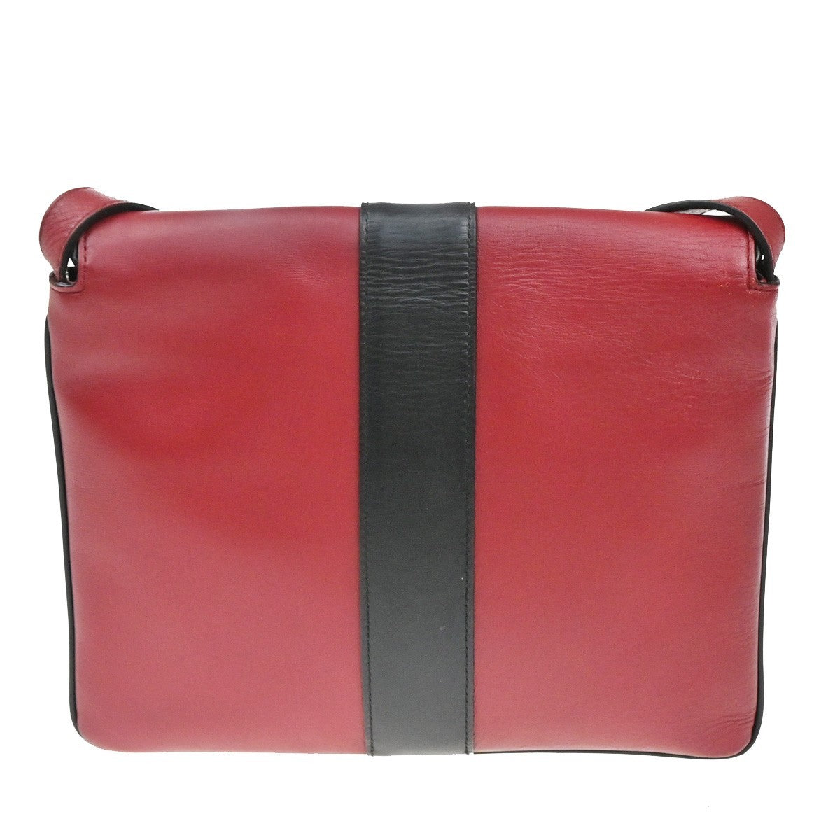 GUCCI Logo GG Marmont Ally Shoulder Bag Leather Red GHW 74KP184
