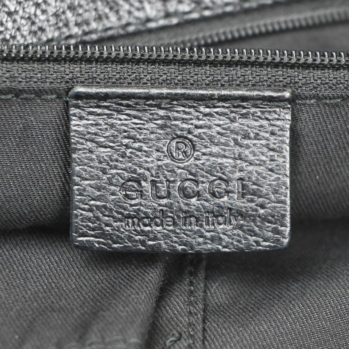 GUCCI GG Pattern Shoulder Tote Handbag Bag Canvas Leather BK SHW Italy 84CB056