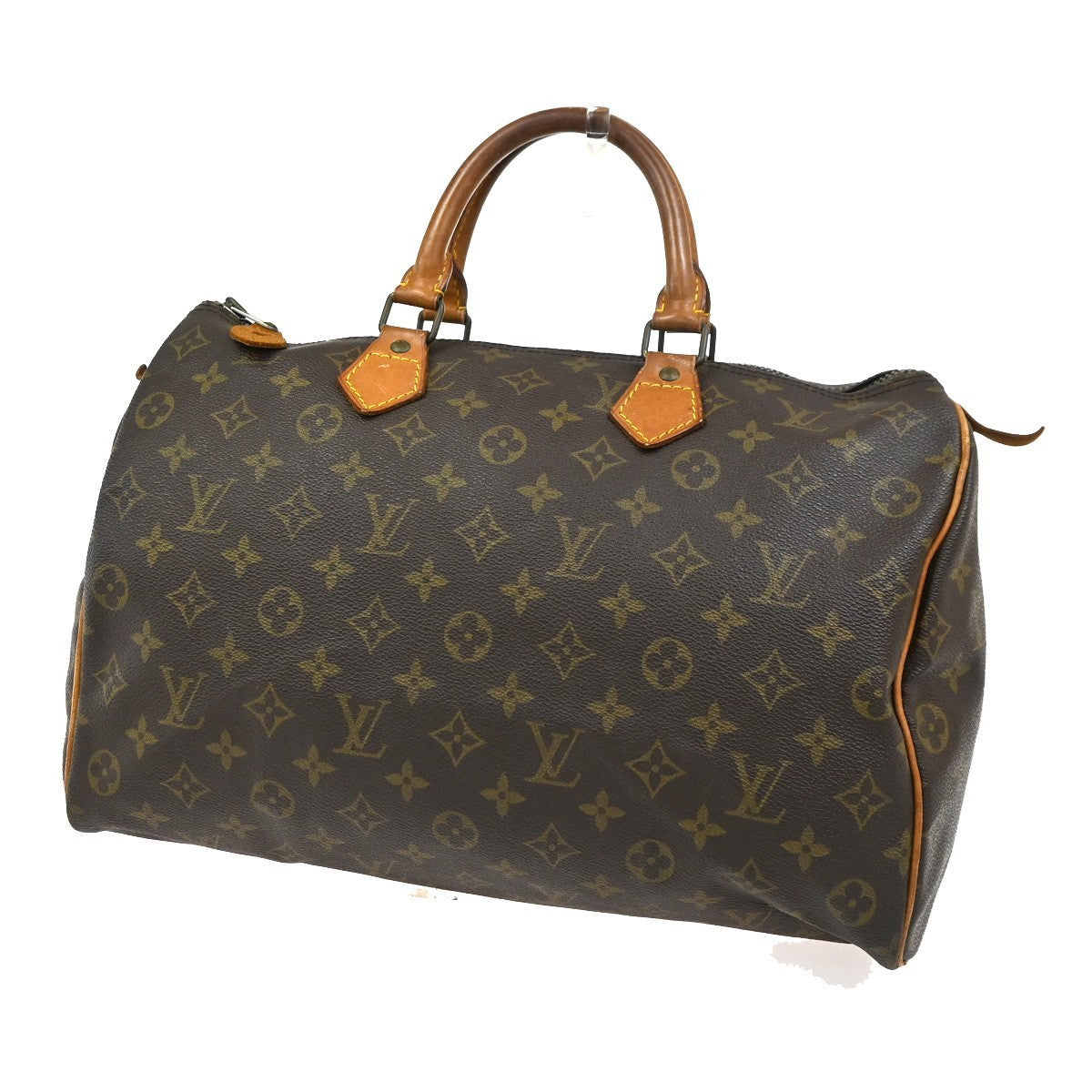 LOUIS VUITTON Speedy 35 Travel Hand Bag Monogram Leather Brown M41524 82SA002
