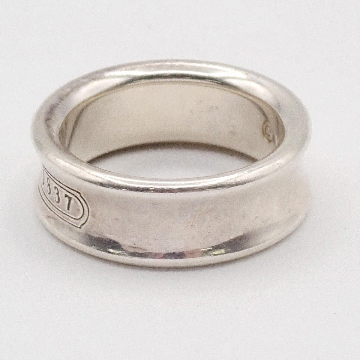 Tiffany & Co. Logo 1837 Ring JP 9 US 5 Silver 925 01ZA320