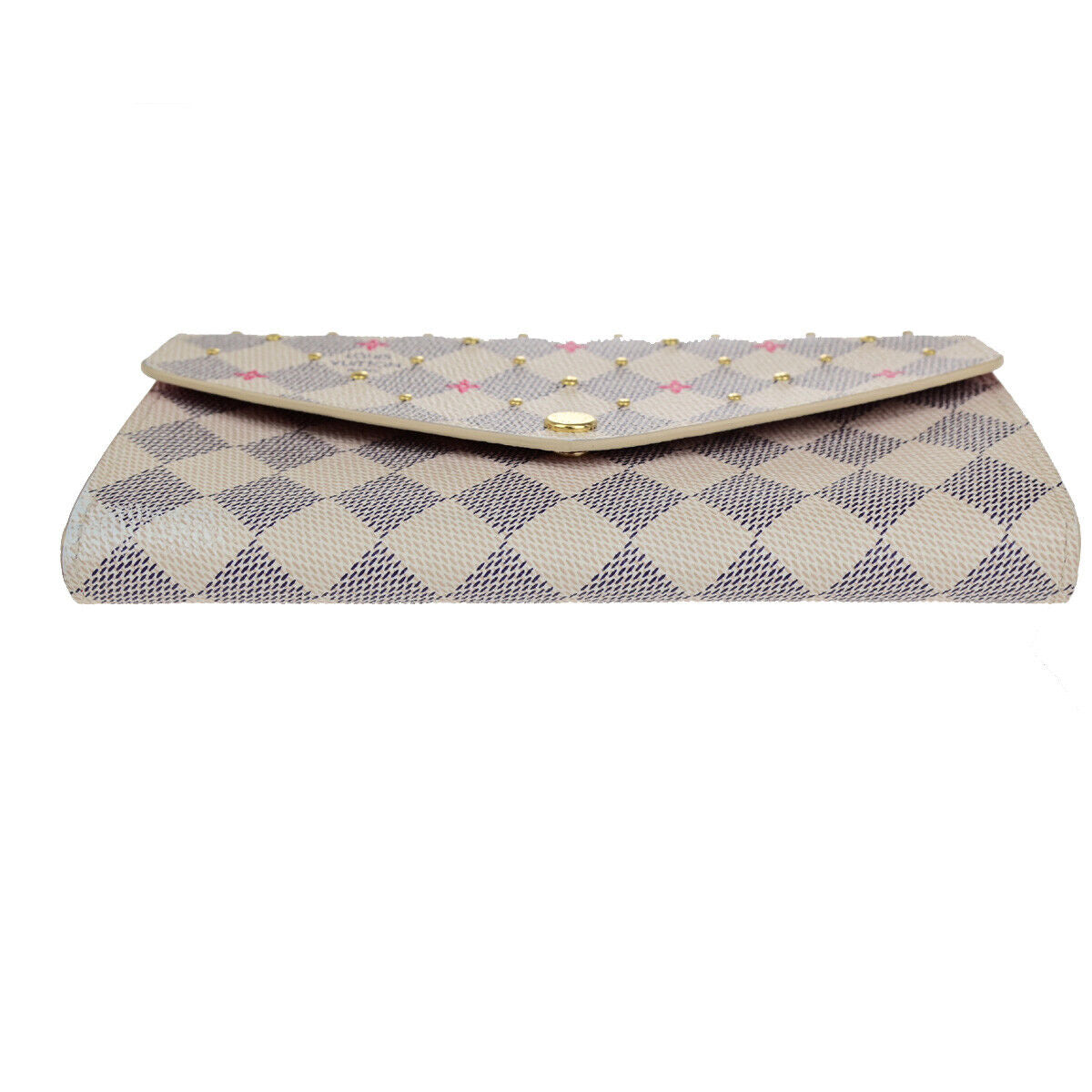 LOUIS VUITTON Portefeuille Sarah Long Bifold Wallet Damier Azur N45296 19SJ327