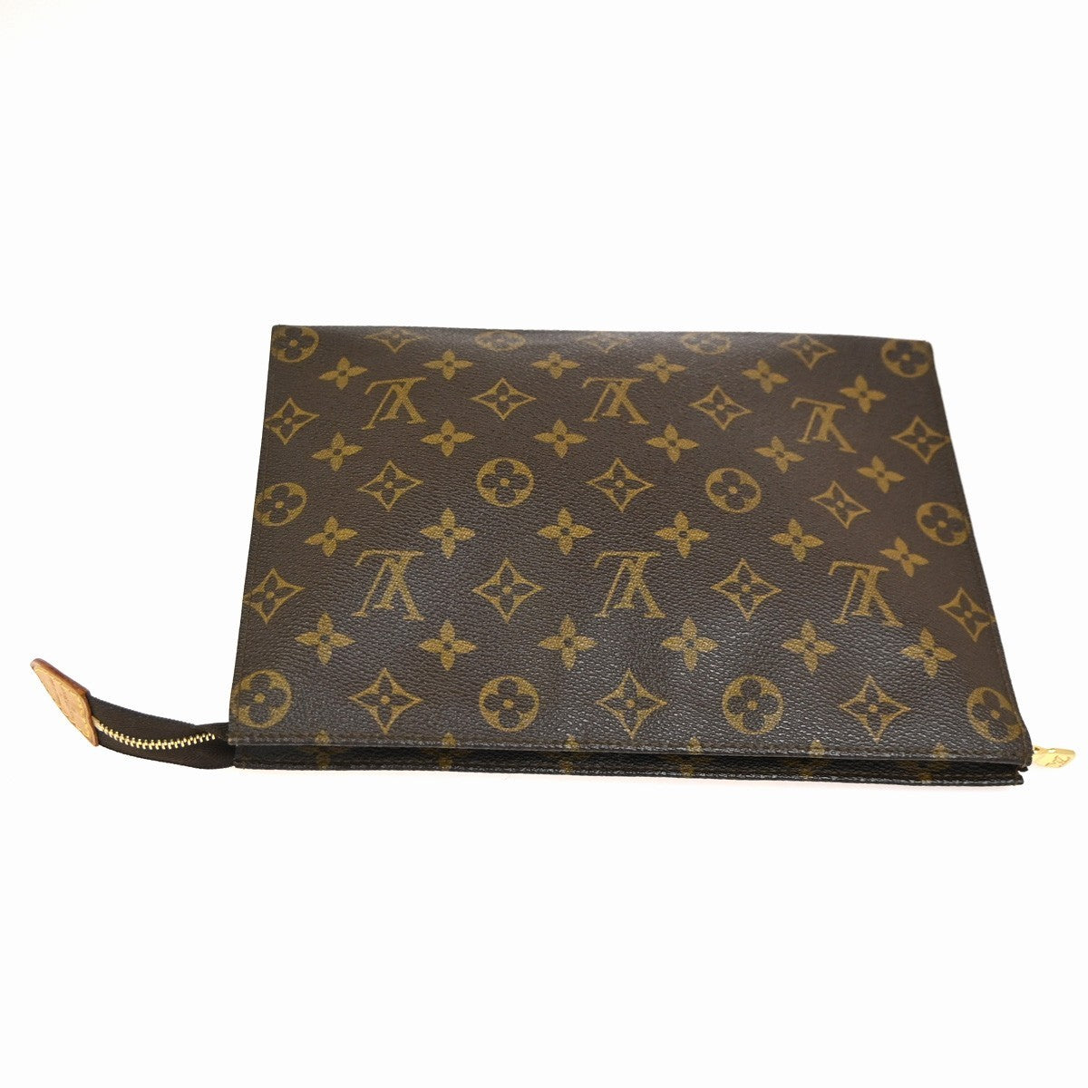 LOUIS VUITTON Poche Toilette 26 Clutch Hand Bag Monogram Leather M47542 04CA761