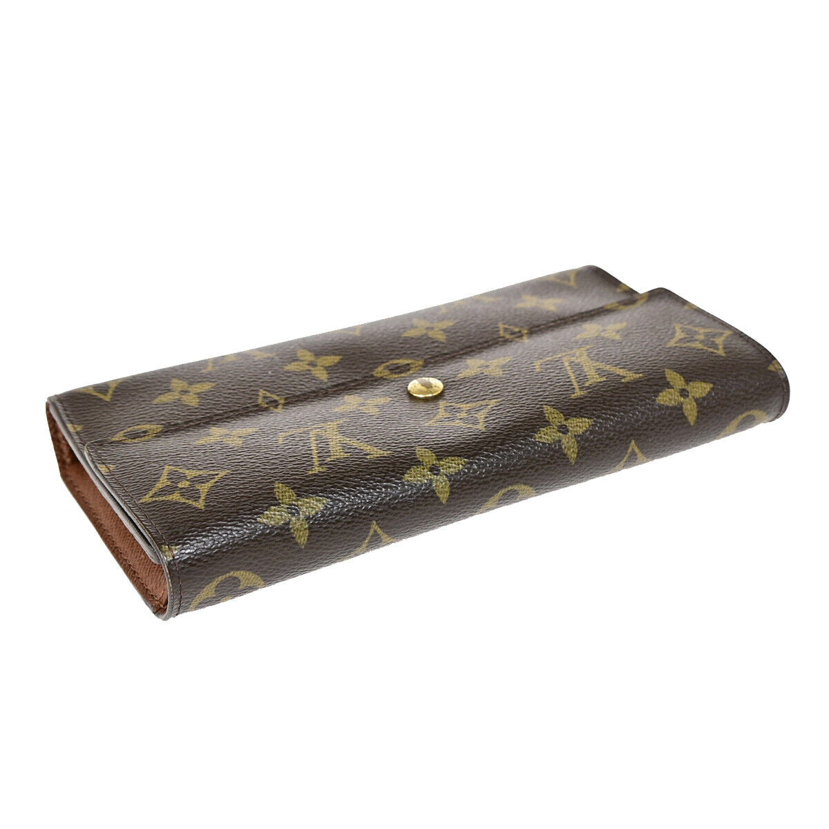LOUIS VUITTON International Long Trifold Wallet Monogram Leather M61215 67YE596