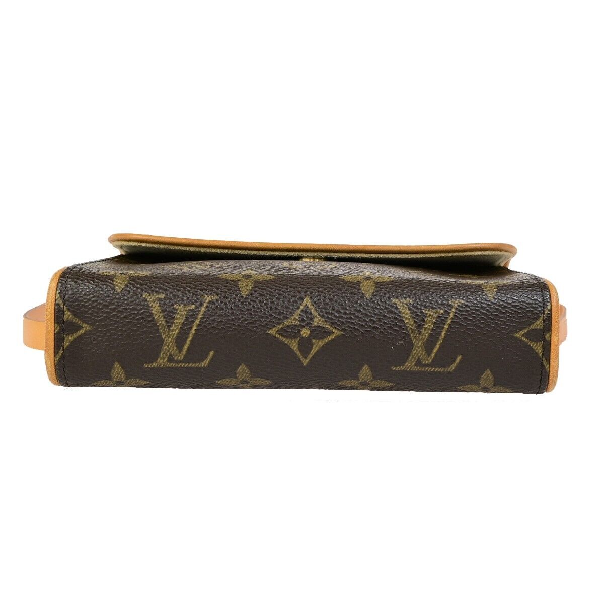LOUIS VUITTON Pochette Florentine Bum Bag Monogram Leather Brown M51855 80FB261