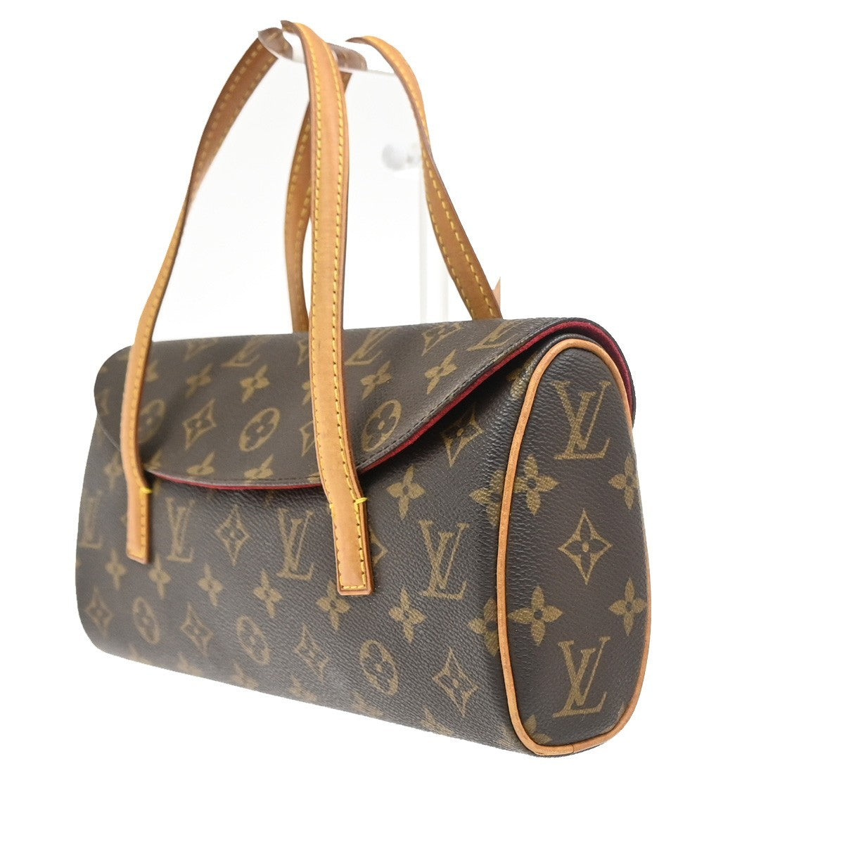LOUIS VUITTON Sonatine Hand Bag Monogram Leather Brown France M51902 18YH936