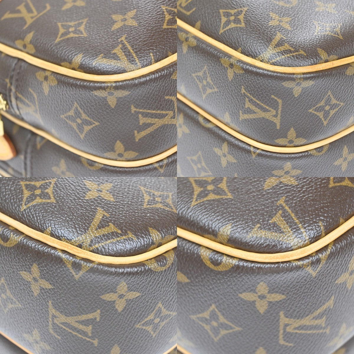 LOUIS VUITTON Reporter PM Crossbody Shoulder Bag Monogram Leather M45254 14YH988
