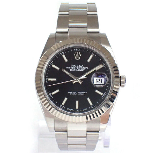 ROLEX OYSTER PERPETUAL DATEJUST 41mm WATCH 126334 SS/WG AUTOMATIC 6730LC349