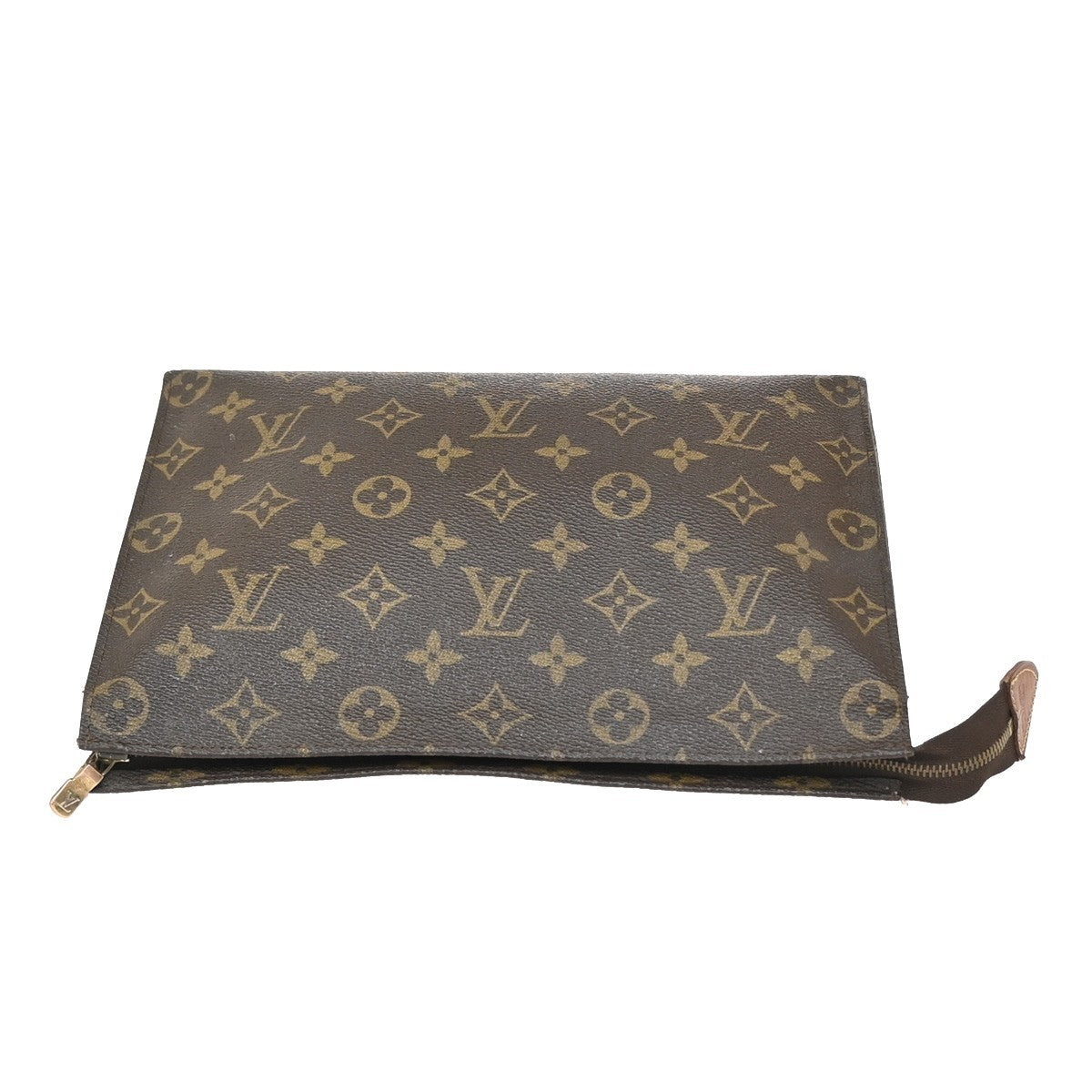 LOUIS VUITTON Poche Toilette 26 Clutch Hand Bag Monogram Leather M47542 02ZA026