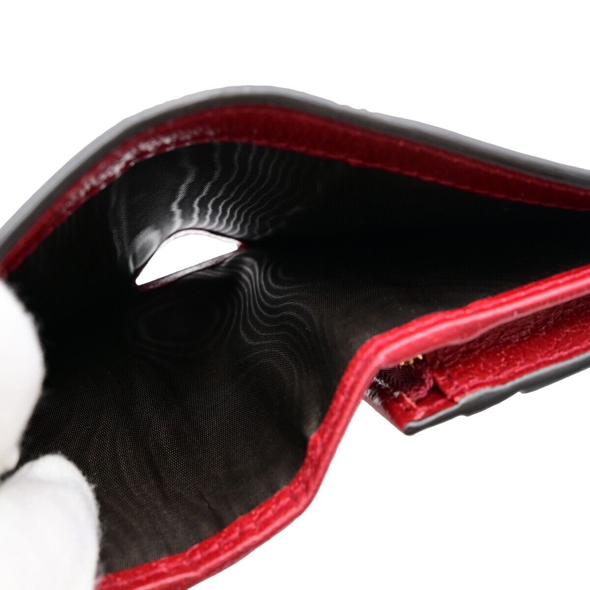 GUCCI Logo GG Pattern Doraemon Bifold Wallet Purse Supreme Leather Brown 34HB941
