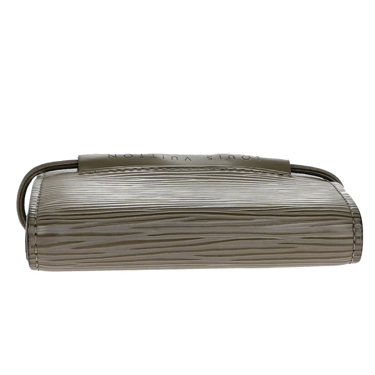 LOUIS VUITTON Porte Monnaie Elastic Wallet Epi Leather Pepper M6366C 01EB268