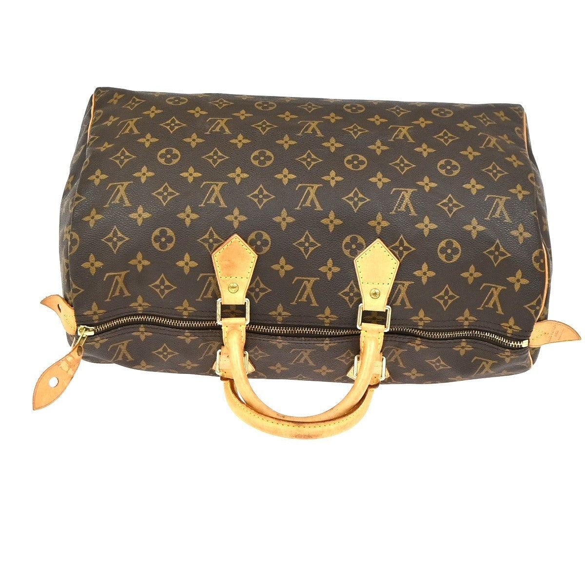 LOUIS VUITTON Speedy 40 Travel Hand Bag Monogram Leather Brown M41522 99YJ003
