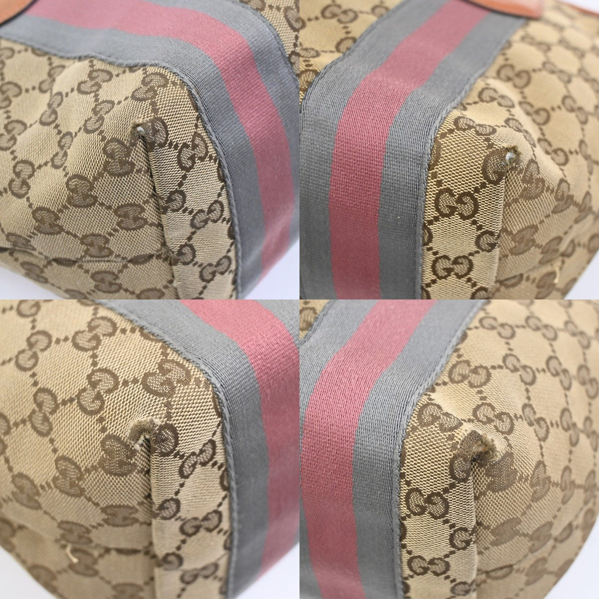 GUCCI GG Jolie Charms Shoulder Tote Bag Canvas Patent Leather BN Italy 04ZA323