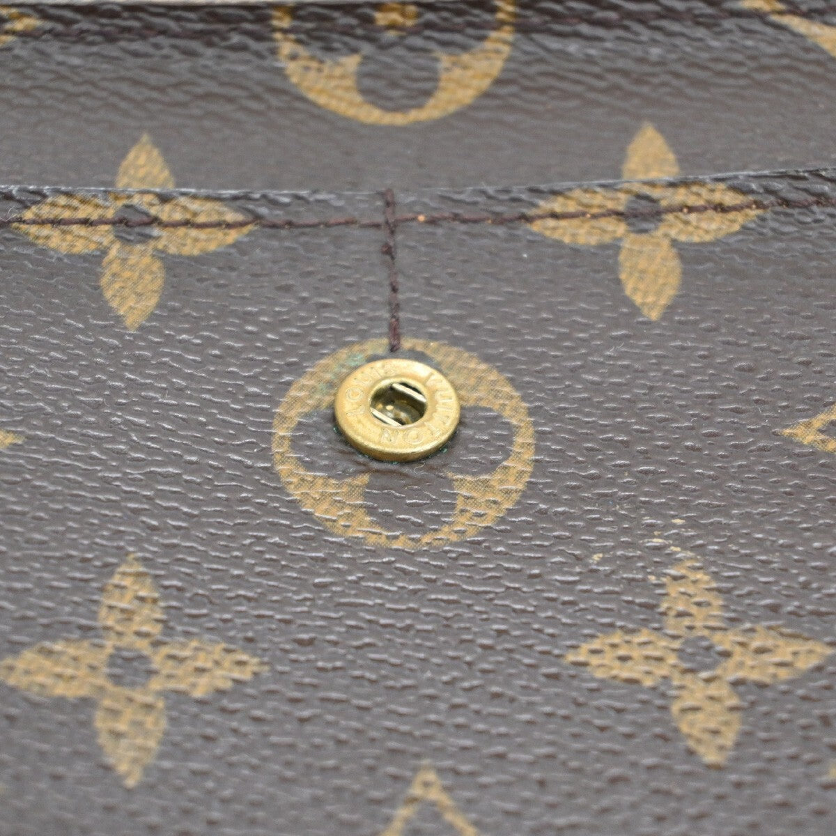 LOUIS VUITTON Porte Monnaie Credit Long Wallet Monogram Leather M61725 04EE178