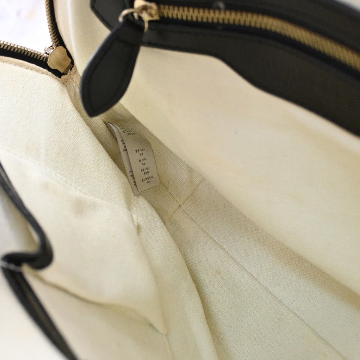 BURBERRY Logo Nova Check Pattern Hand Bag Leather Canvas Black Brown GHW 32TA663