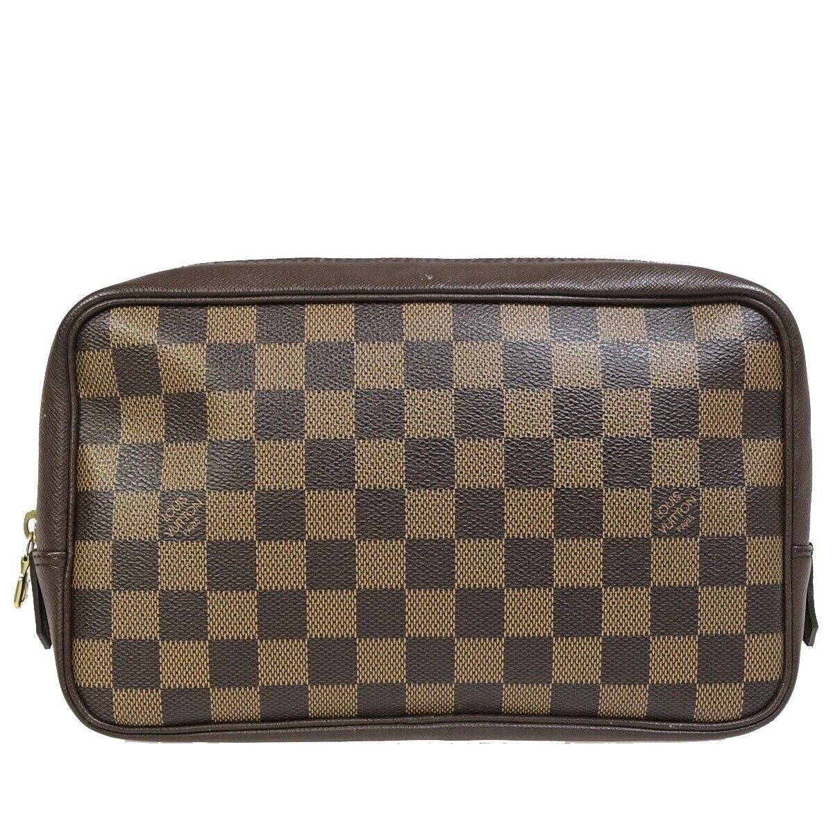 LOUIS VUITTON Trousse Toilette Pouch Clutch Bag Damier Leather BN N47623 85EC573