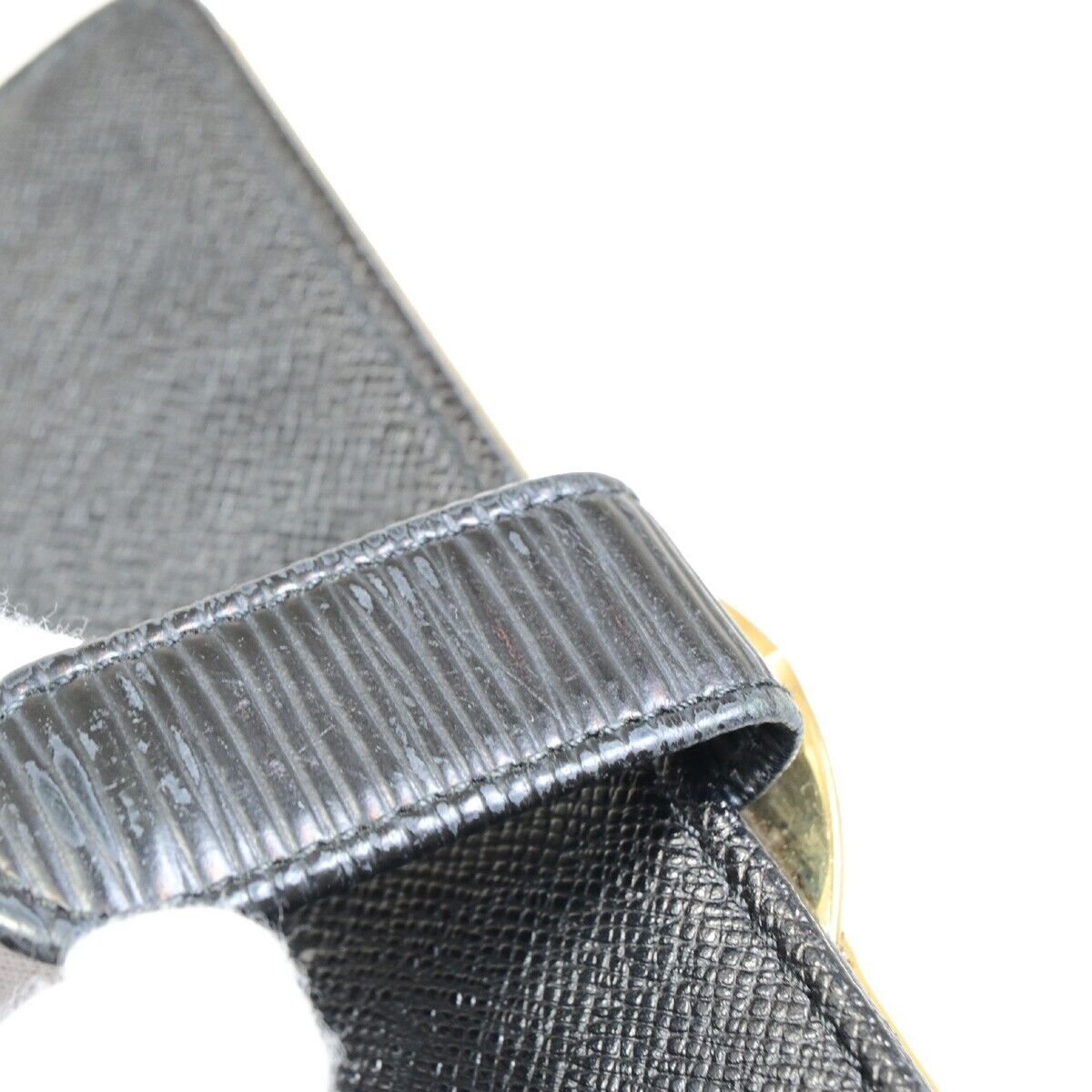 LOUIS VUITTON Portefeuille Viennois Long Wallet Epi Leather Black M63242 05FB089