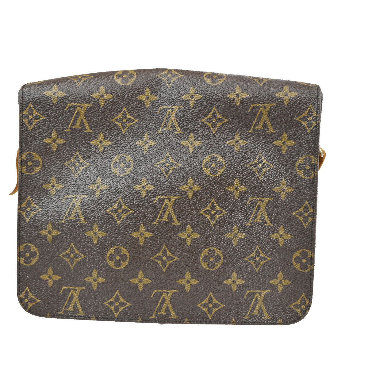LOUIS VUITTON Cartouchiere GM Shoulder Bag Monogram Leather Brown M51252 80YE380
