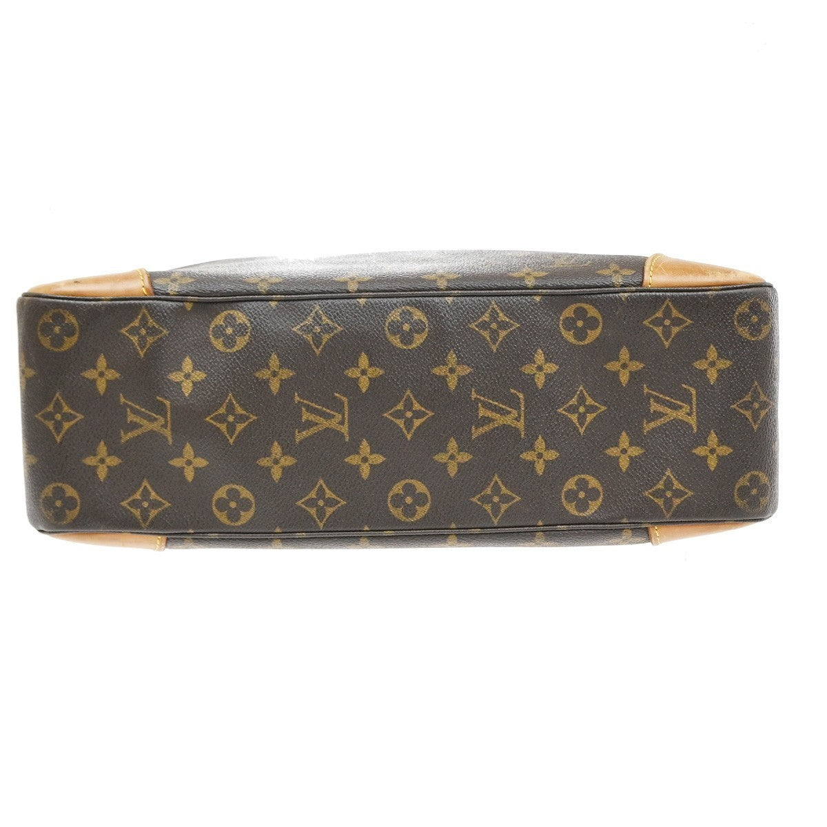 LOUIS VUITTON Boulogne 35 Shoulder Bag Monogram Leather Brown M51260 88SA122