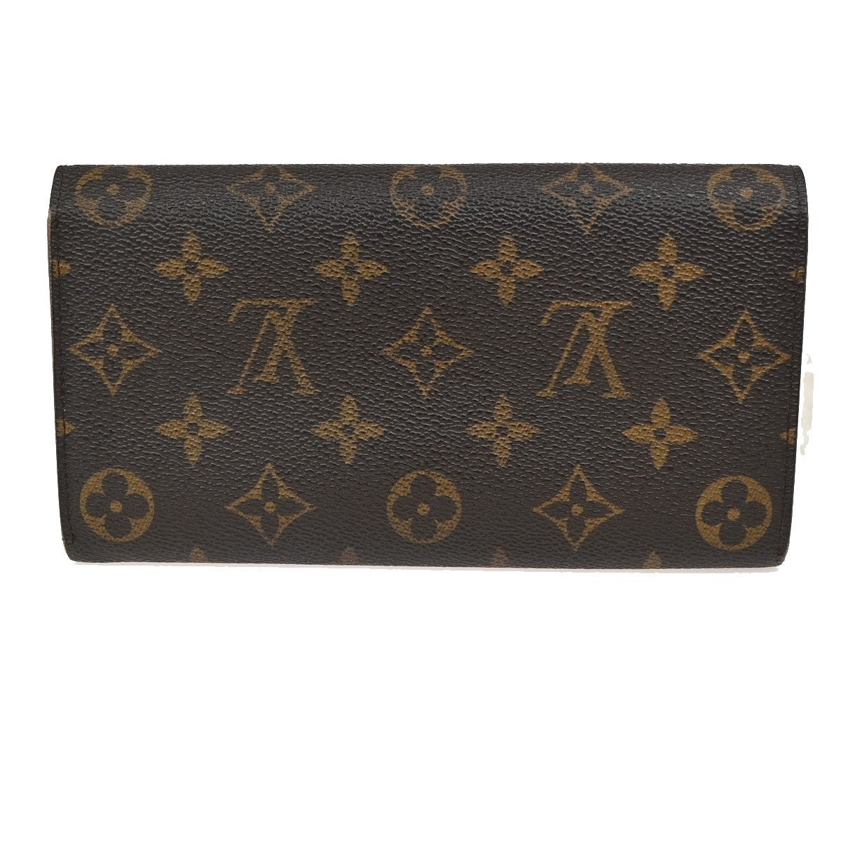 LOUIS VUITTON Porte Monnaie Credit Long Wallet Monogram Leather M61725 66KB638