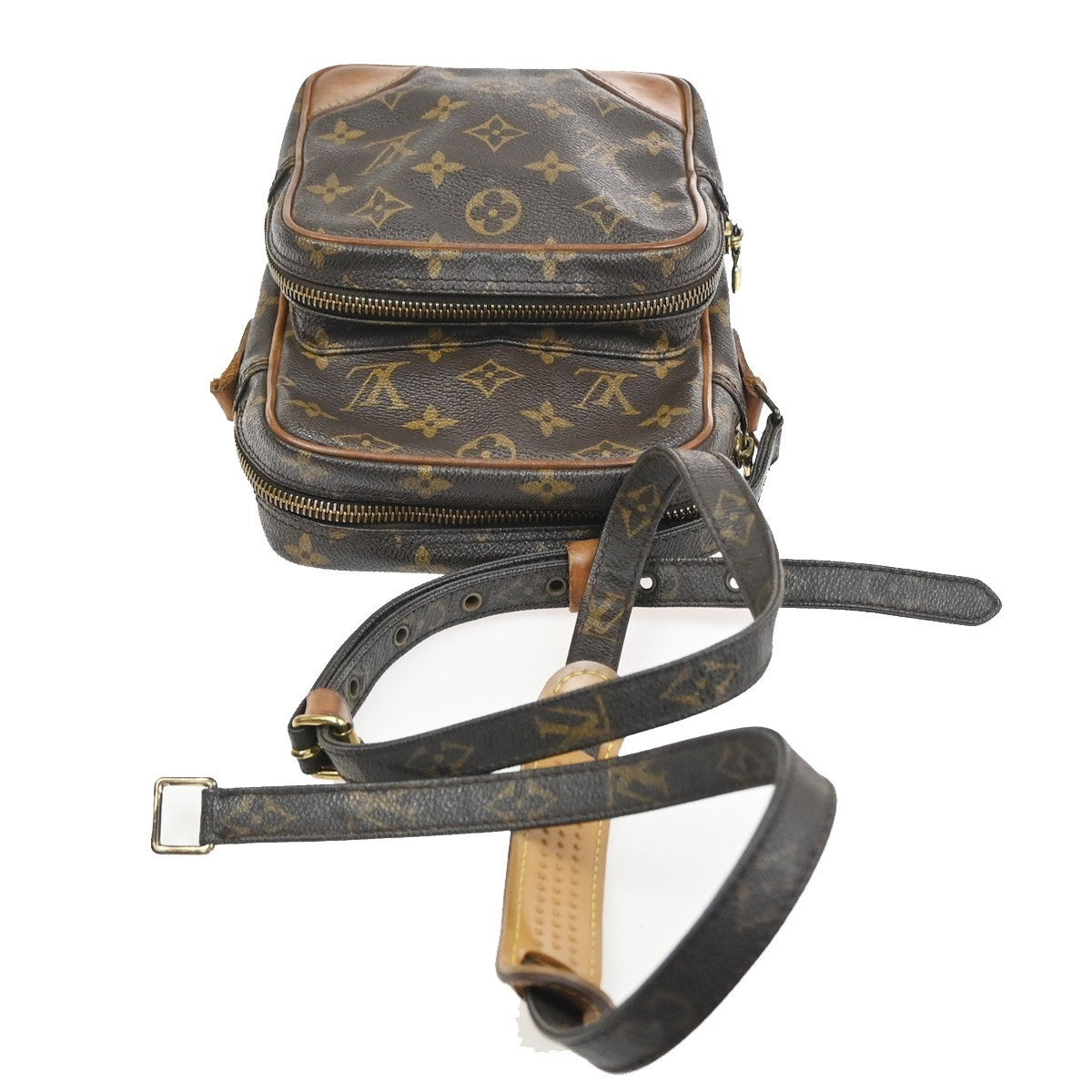 LOUIS VUITTON Amazon Crossbody Shoulder Bag Monogram Leather BN M45236 67KC737