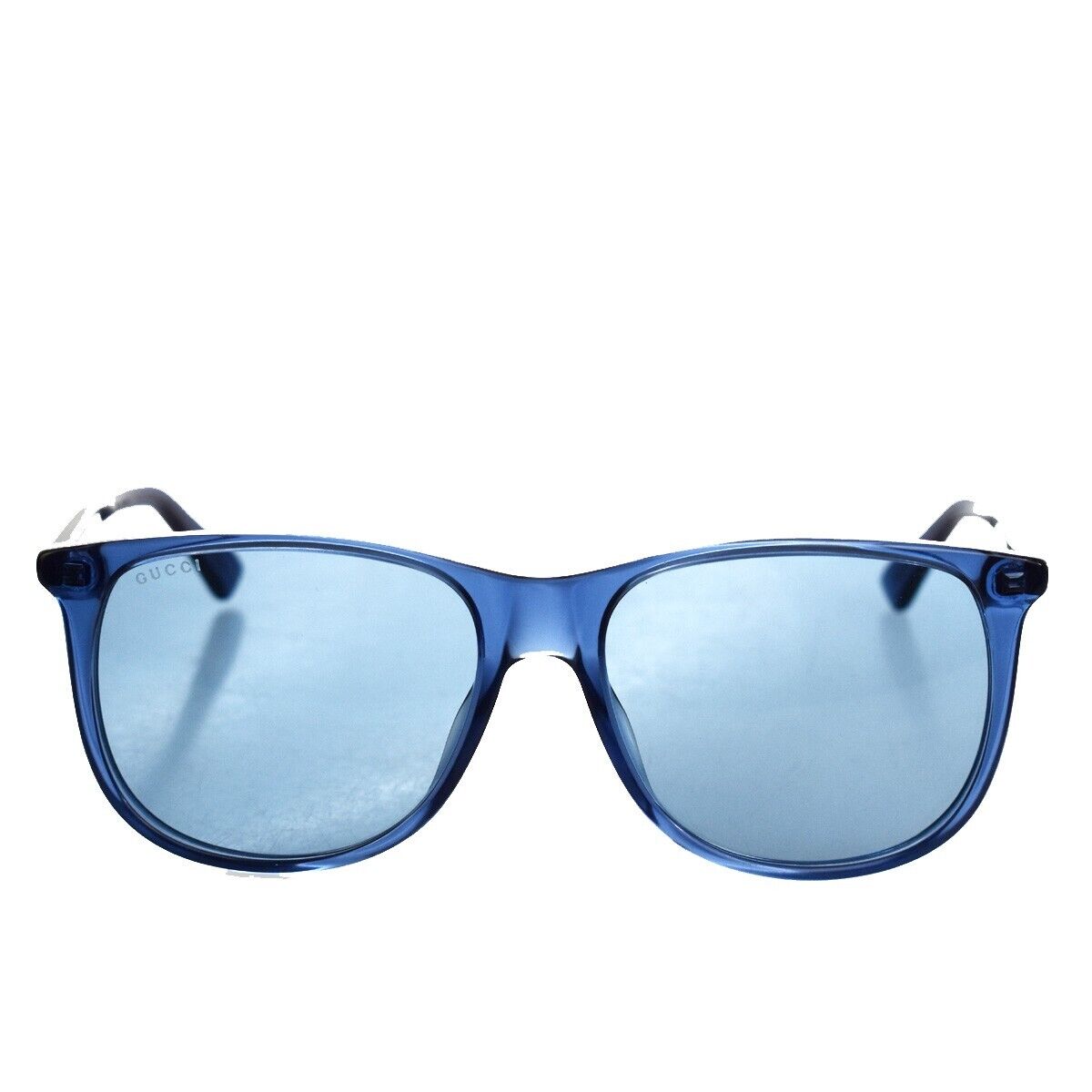 GUCCI Logo Sunglasses Eye Wear Plastic Metal Blue GG0263S 003 Italy 68JH058