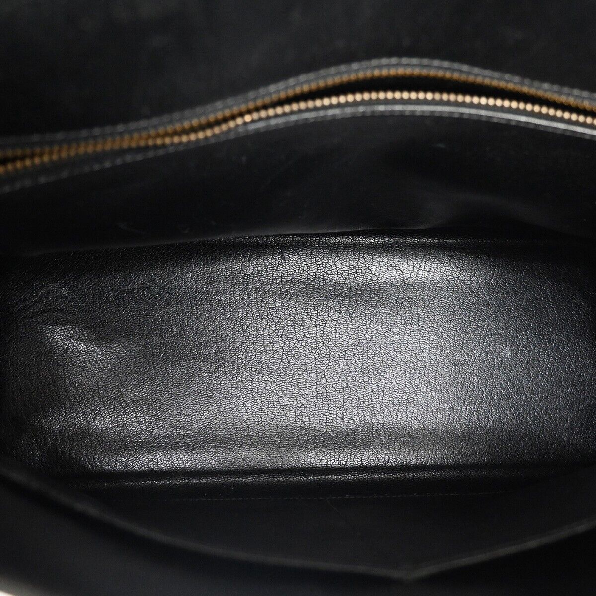 HERMES KELLY 35 2WAY HAND BAG TAURILLON CLEMENCE ◯V CADENA BLACK GHW 110LC493