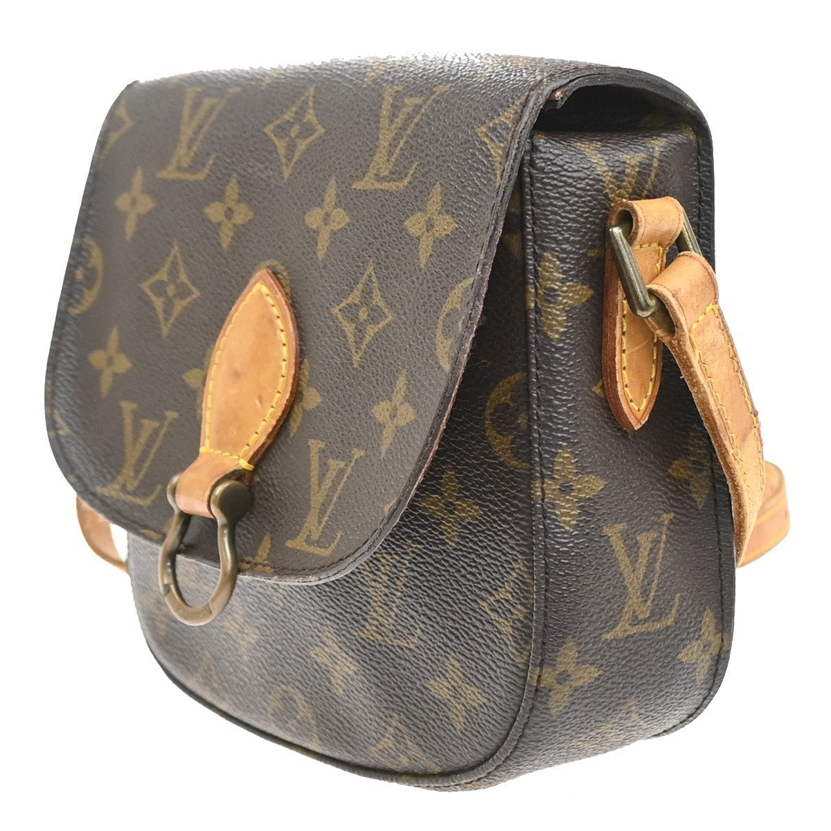 LOUIS VUITTON Mini Saint Cloud Shoulder Bag Monogram Leather BN M51244 32MA505