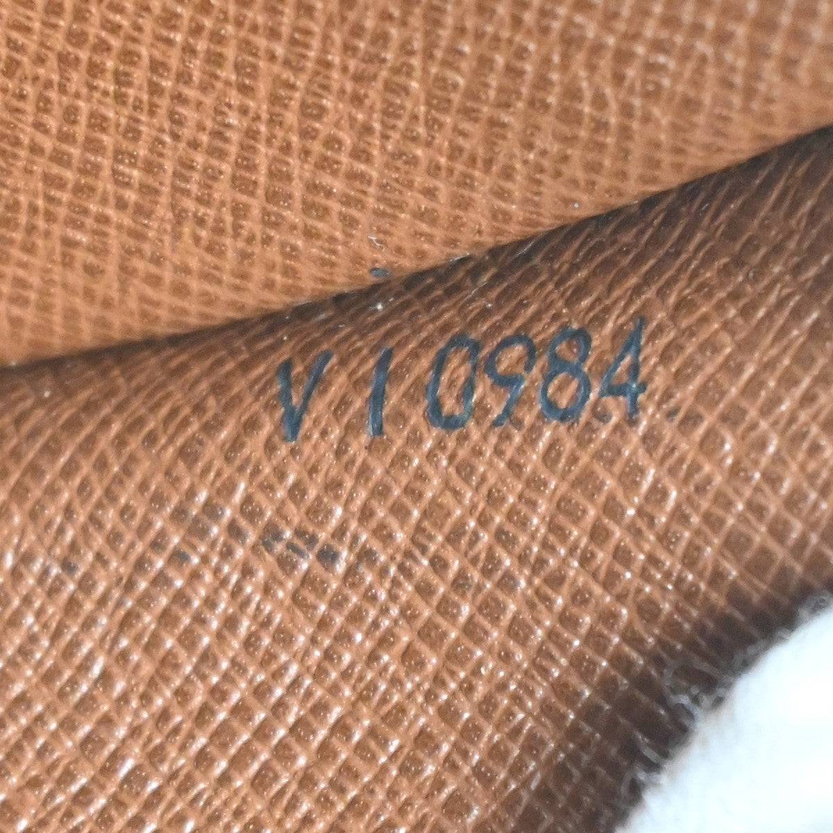 LOUIS VUITTON Logo Marne Shoulder Bag Monogram Leather Brown M51369 70YH918