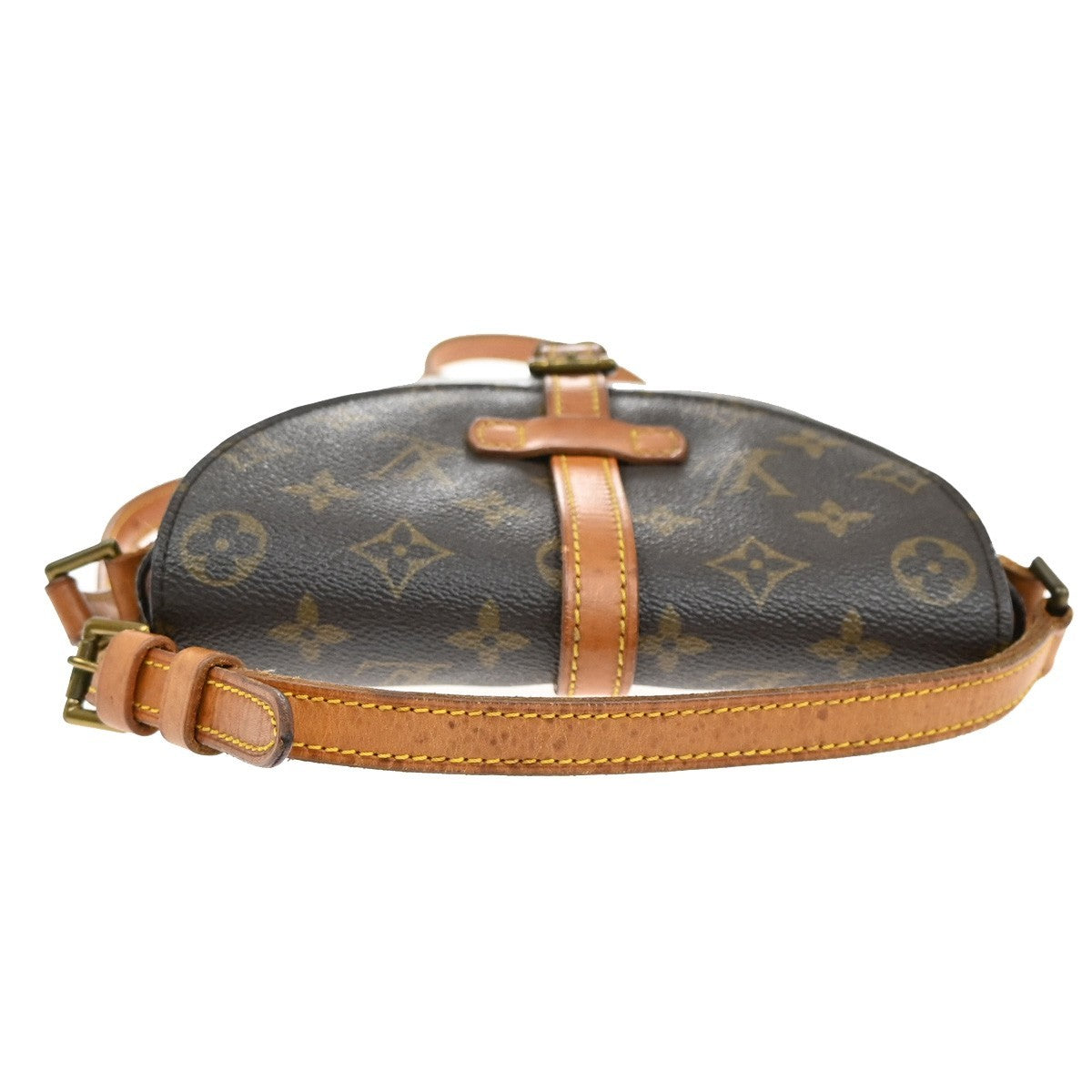 LOUIS VUITTON Chantilly PM Shoulder Bag Monogram Leather Brown M51234 80KB465